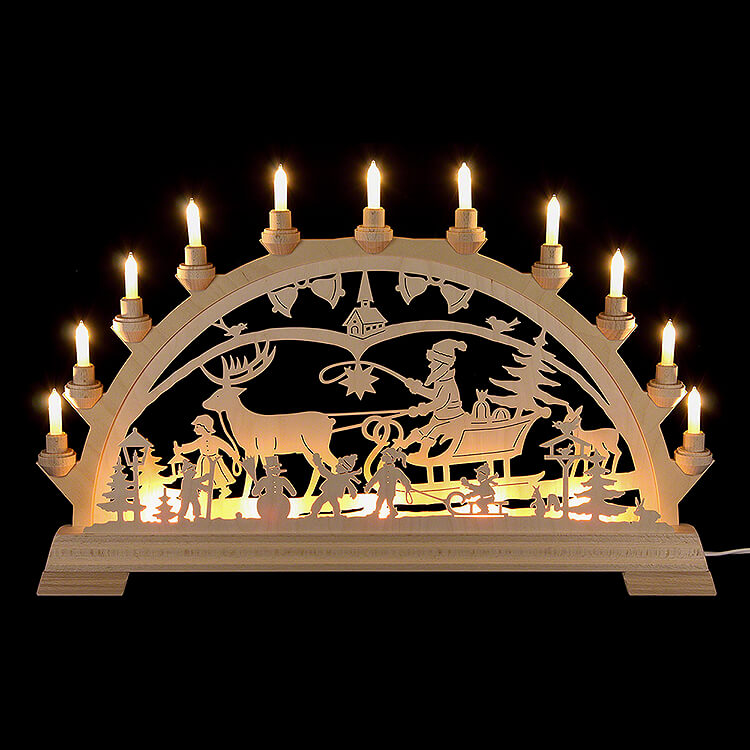 Candle Arch  -  Christmascountry  -  65x40cm/26x16 inch