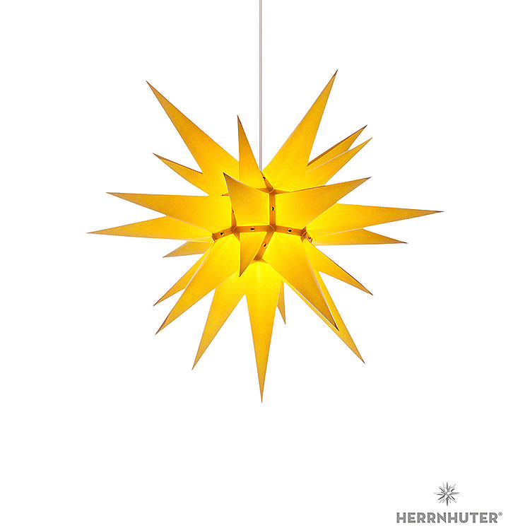 Herrnhuter Moravian Star I6 Yellow Paper  -  60cm / 23.6 inch