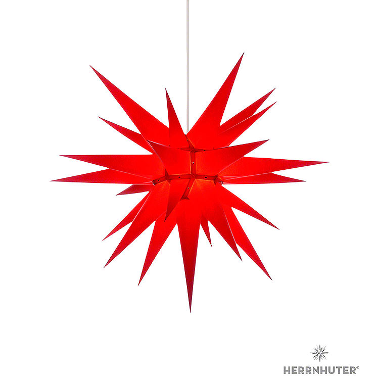 Herrnhuter Moravian Star I7 Red Paper  -  70cm / 27.6 inch