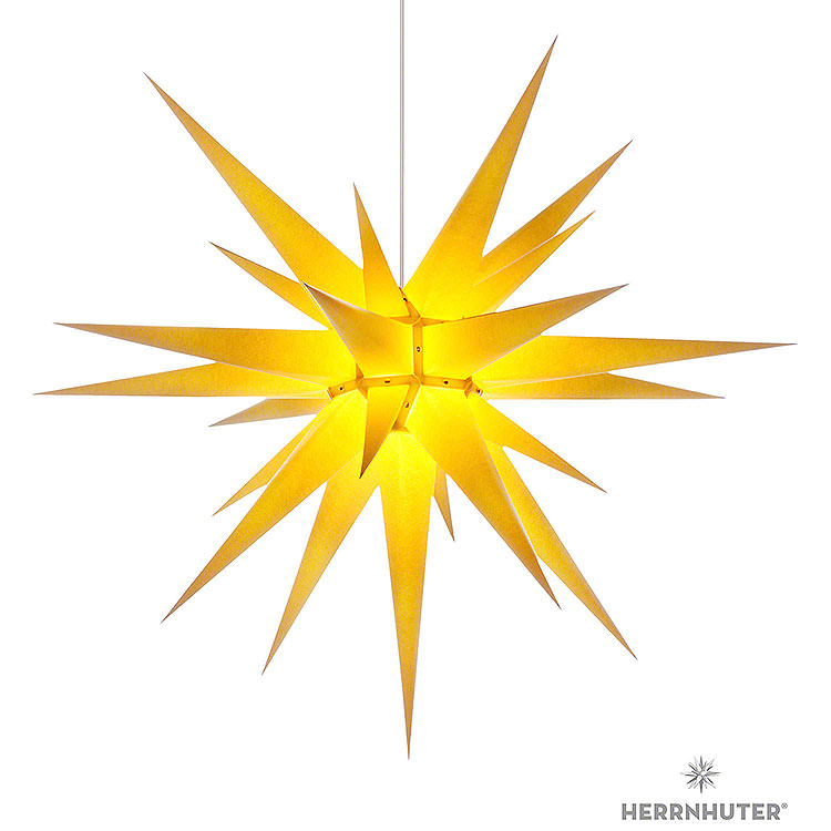 Herrnhuter Moravian Star I8 Yellow Paper  -  80cm/31 inch
