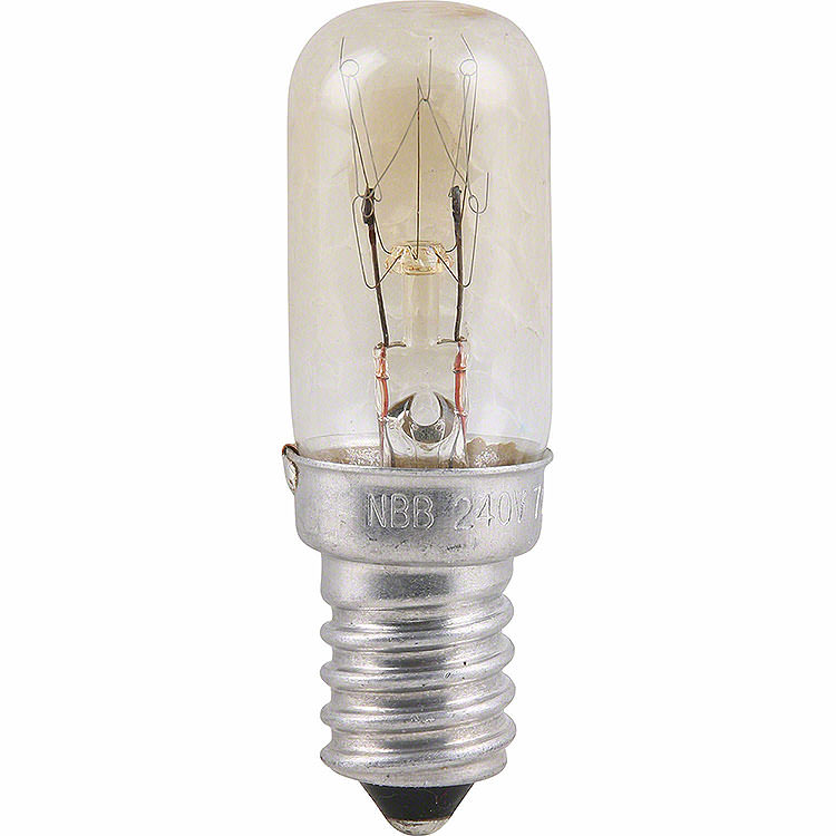 Radio Tube Lamp  -  E14 Socket  -  230V/15W