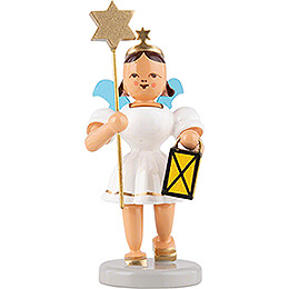 Angel Short Skirt Colored, Lantern and Star  -  6,6cm / 2.6 inch