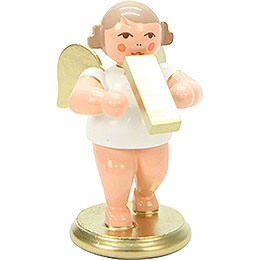 Angel White/Gold with Melodica  -  6,0cm / 2 inch