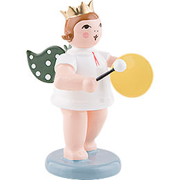 Angel with Crown and Hand Drums  -  6,5cm / 2.5 inch