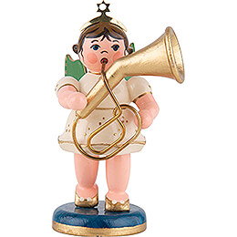 Angel with Tenor Horn  -  6,5cm / 2,5 inch