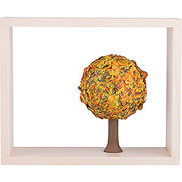 Apple Tree in Frame  -  without  Figurines  -  Autumn  -  13,5cm / 5.3 inch