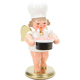 Baker Angel with Cake  -  7,5cm / 3 inch