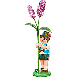Blumenkind Junge mit Flieder  -  11cm