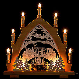 Candle Arch  -  Miners Ore Mountains  -  43x45cm / 16.9x17.7 inch