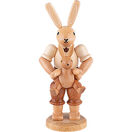 Easter Bunny Farther with Child  -  11cm / 4 inch