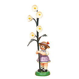 Flower Girl with Lily of the Valley  -  11cm / 4,3 inch
