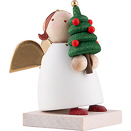 Guardian Angel with Little Christmas Tree  -  3,5cm / 1.3 inch