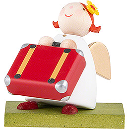 Guardian Angel with Suitcase  -  3,5cm / 1.4 inch