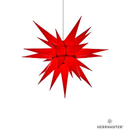 Herrnhuter Stern I6 rot Papier  -  60cm
