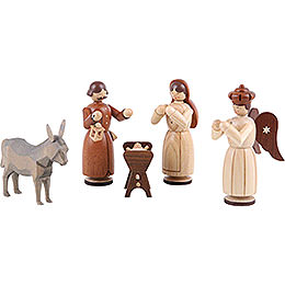 Krippenfiguren  -  Heilige Familie  -  13cm