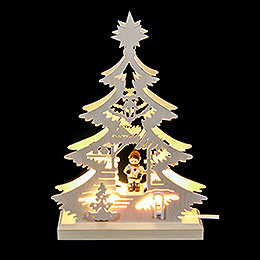 Light Triangle  -  Christmas Market  -  23.5x15.5x4.5cm / 9.06x5.91x1.57 inch