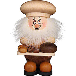 Micro Gnome Baker Natural  -  9cm / 3.5 inch