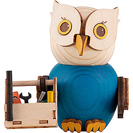 Mini Owl Workman  -  7cm / 2.8 inch