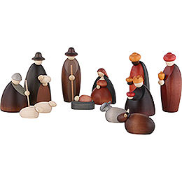 Nativity Set of 12 Pieces  -  12cm / 4.7 inch