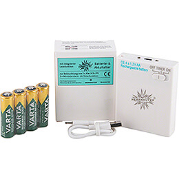 Rechargeable - battery - powered Power Supply for one Star 029 - 00 - A1e, 029 - 00 - A1b or three stars 029 - 00 - A08