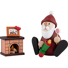 Santa with Chimney  -  8,5cm / 3.3 inch