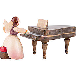 Schaarschmidt Angel with Piano  -  4cm / 1.6 inch