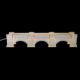 Schwibbogenerhöhung Augustusbrücke  -  72x13x11,5cm