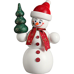 Smoker  -  Christmas Snowman  -  15cm / 5.9 inch