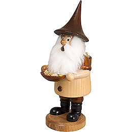 Smoker  -  Mountain Gnome with Ore Bowl  -  18cm / 7 inch