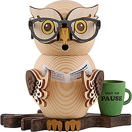 Smoker  -  Owl Four - Eyed Owl  -  15cm / 5.9 inch