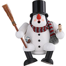 Smoker  -  Snowman  -  17cm / 7 inch