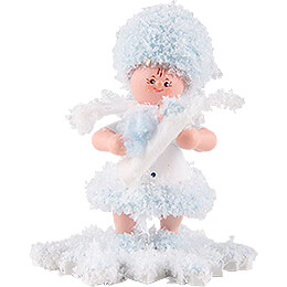 Snowflake with Baby Boy  -  5cm / 2 inch
