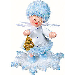 Snowflake with Little Bell  -  5cm / 2 inch