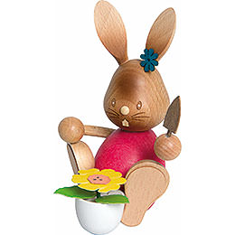 Snubby Bunny Gardener  -  12cm / 4.7 inch