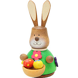 Teeter Bunny with Egg - Basket  -  9,8cm / 3.9 inch