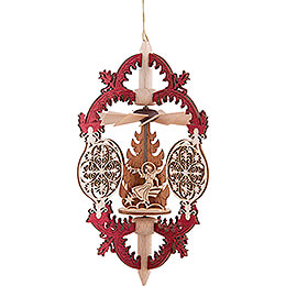 Tree Ornament  -  Ornaments  -  Angels on Stars  -  15cm / 5.9 inch