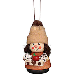 Tree Ornament  -  Teeter Man Gingerbread Seller Natural  -  8,5cm / 3.3 inch
