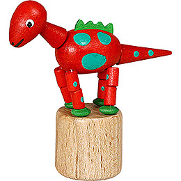 Wiggle Figure  -  Dinosaur  -  red  -  8,5cm / 3.3 inch
