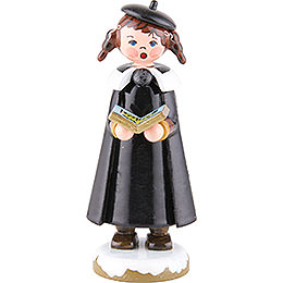 Winter Children Church Singers with Pigtail  -  8cm / 3 inch